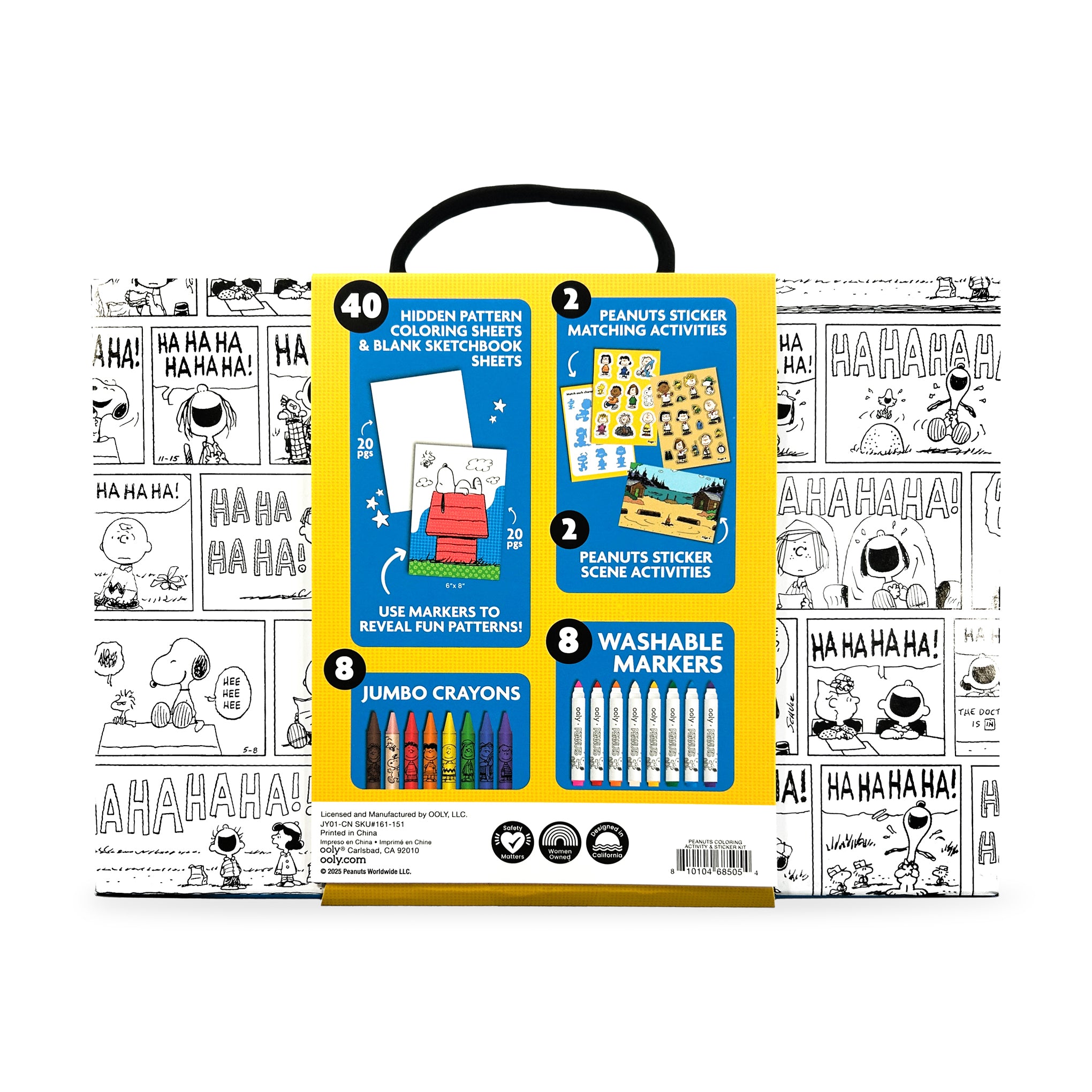 Snoopy & Peanuts Coloring Activity & Sticker Set - Image 7