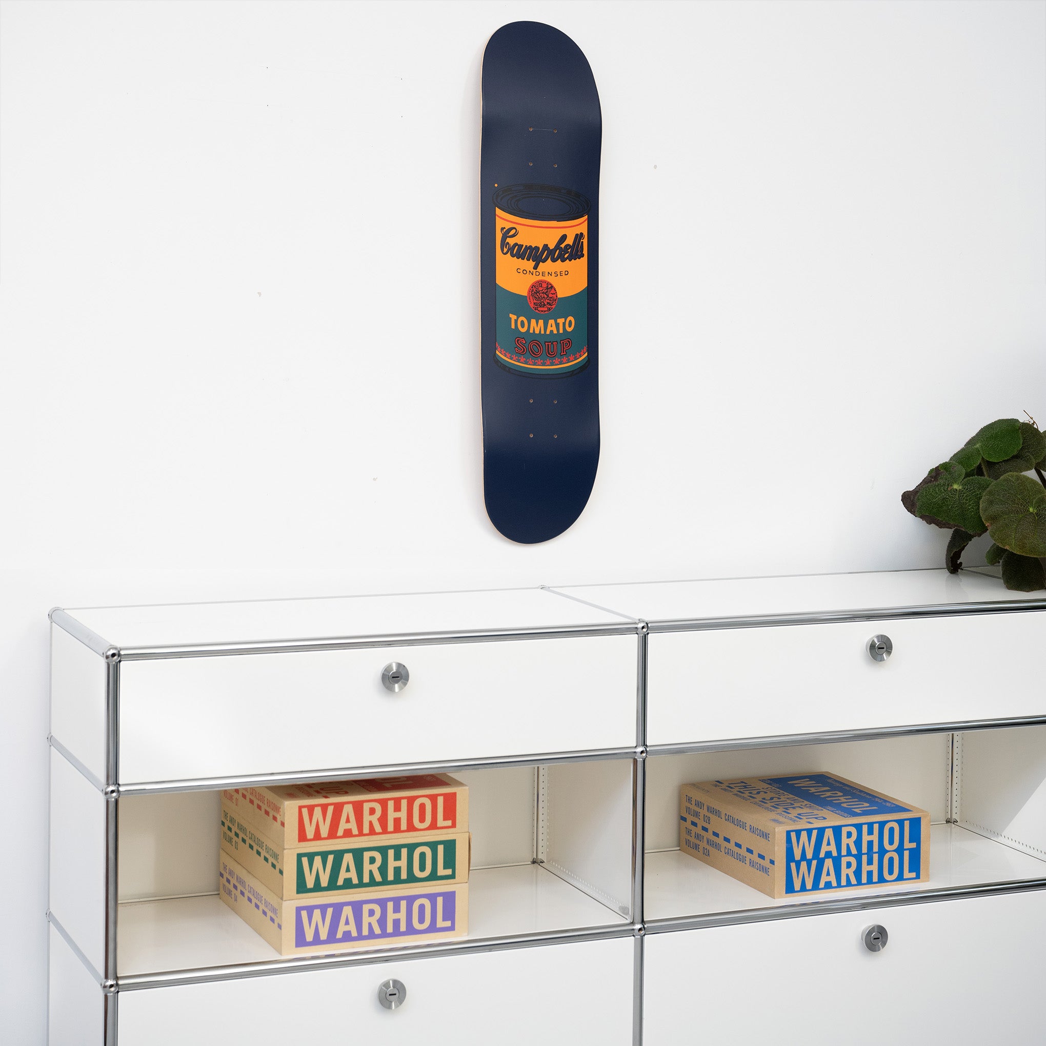 Andy Warhol: Skateboard Colored Campbell's Soup Cans - Teal - Image 2