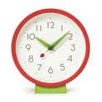 Perch Desk Clock - Red
