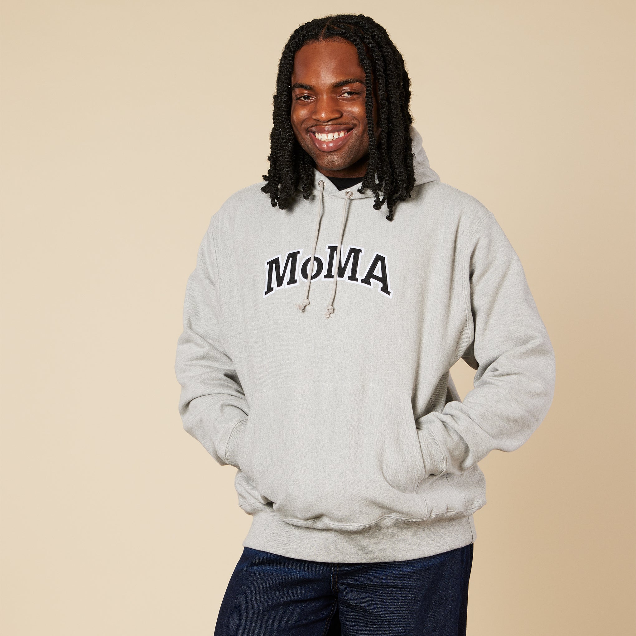 Champion Hoodie - MoMA Edition - Oxford Gray - Image 5