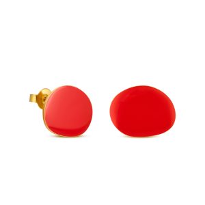 Joan Miró Gold-Plated Dot Post Earrings