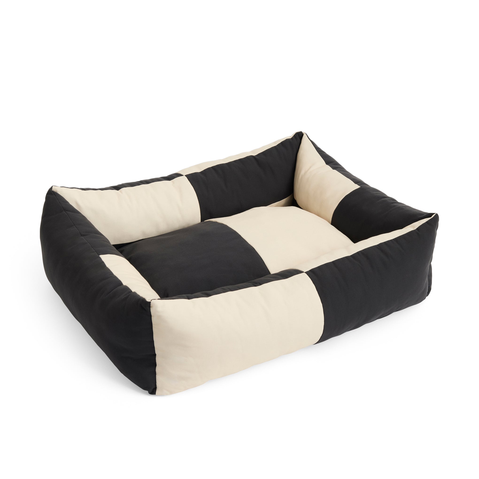 HAY Dog Bed in Recycled Polyester - Black/ White - Image 2