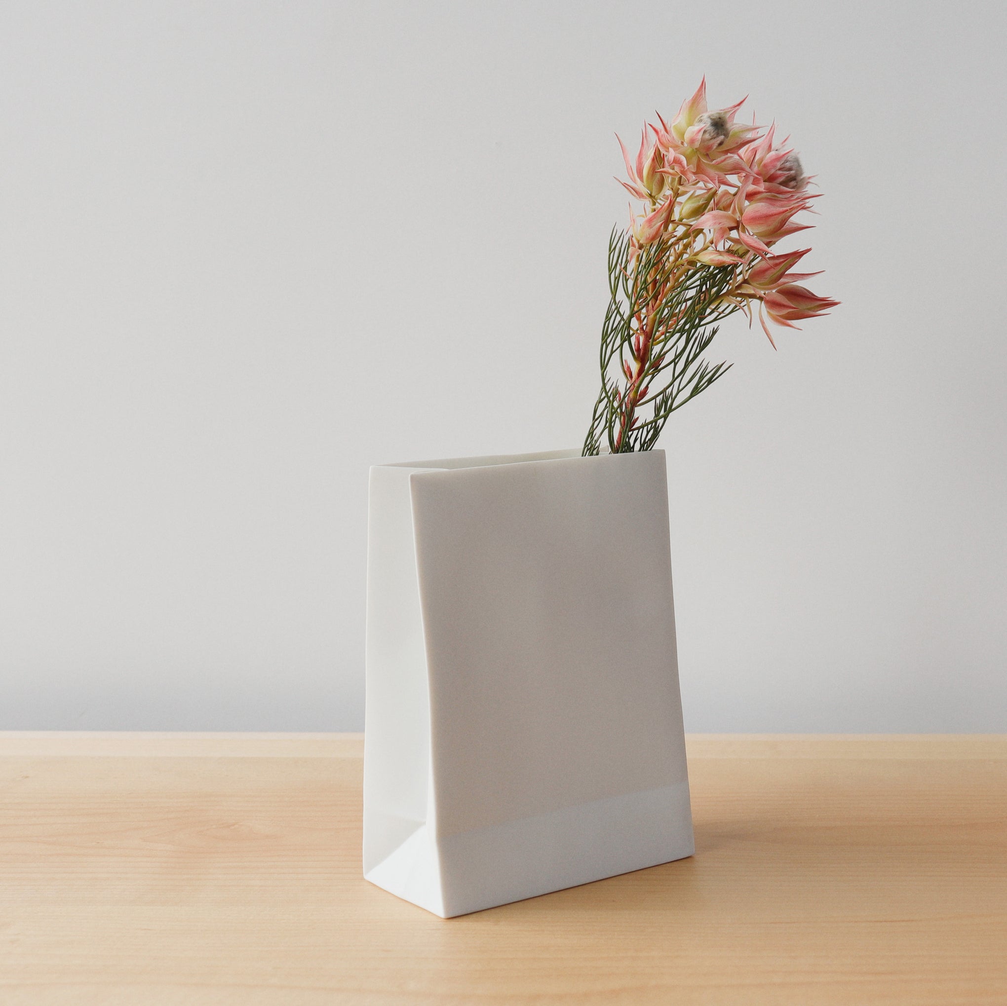 Paper Bag Porcelain Vase - Image 4