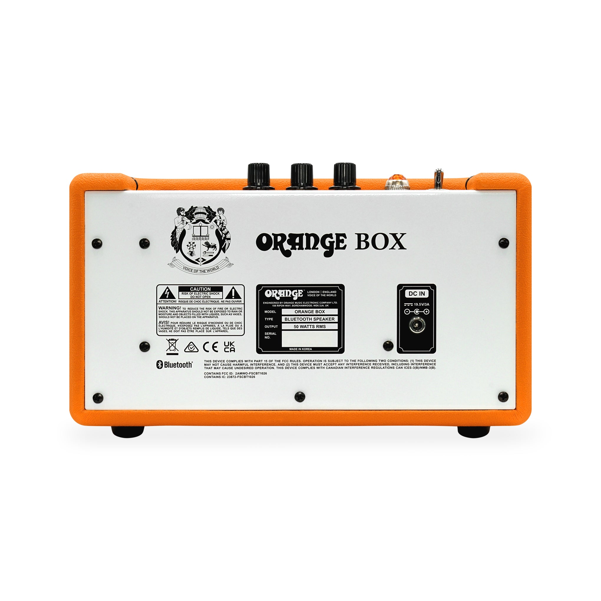 Orange Box Bluetooth Portable Speaker - Orange - Image 4