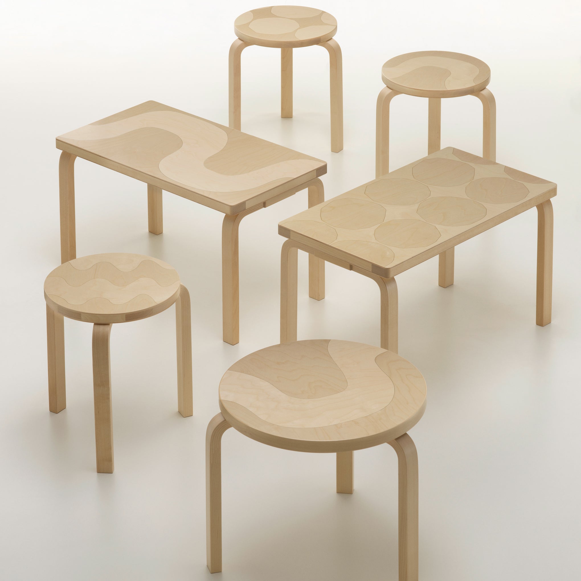 Artek Aalto Marimekko Side Table 90D - Image 4