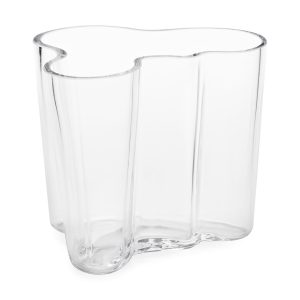 Iittala Alvar Aalto Glass Vase - 3.7h