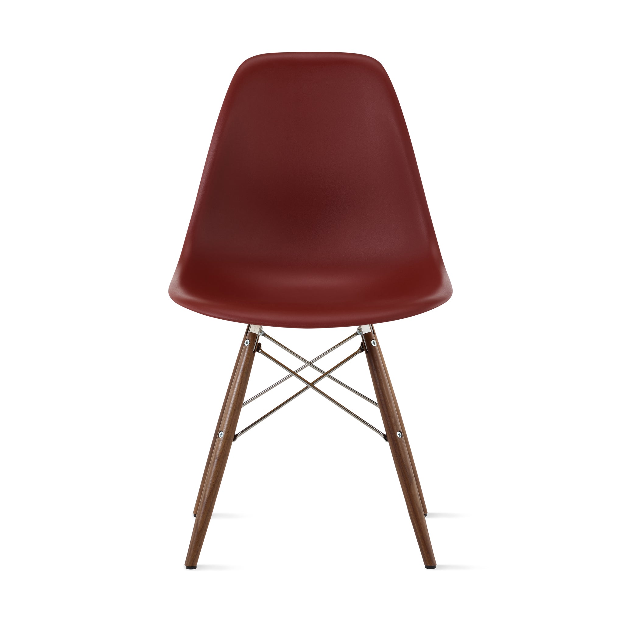 Eames® Molded Recycled Plastic Side Chair - Brick Red - Image 2