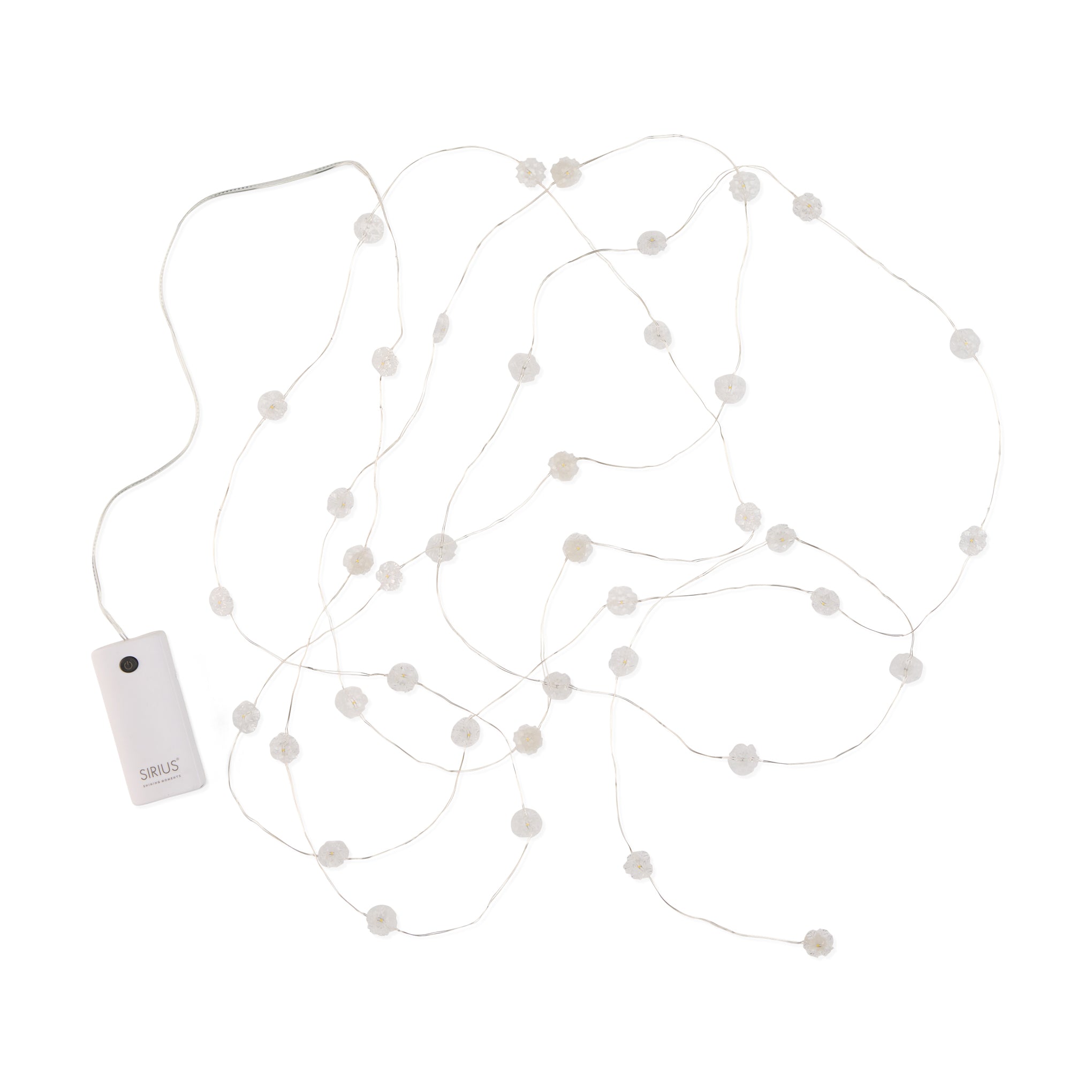 LED Holiday String Lights Set - Snowflakes - Image 3