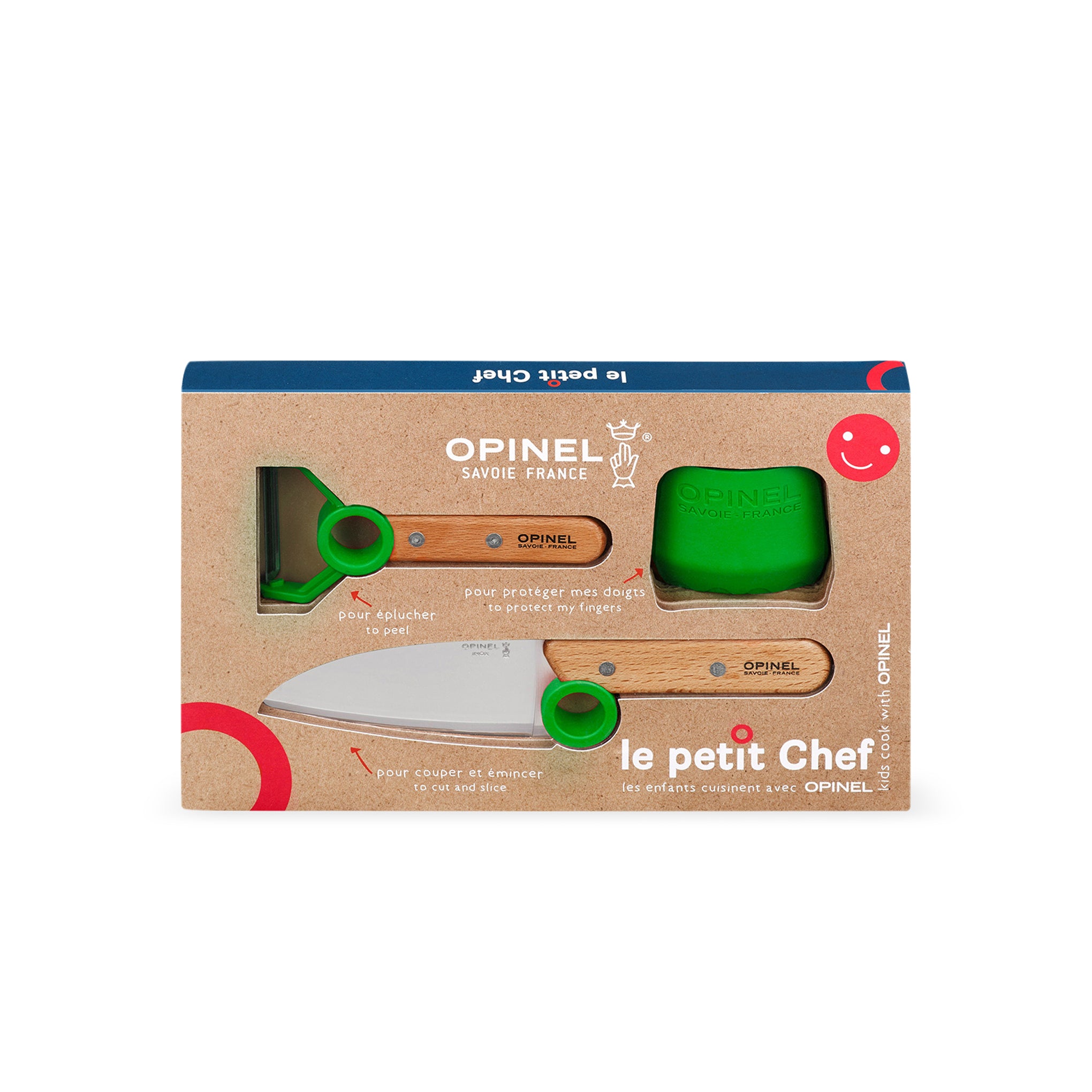 Opinel Le Petite Chef Kids' Kitchen Prep Set - Set of 3 - Image 6