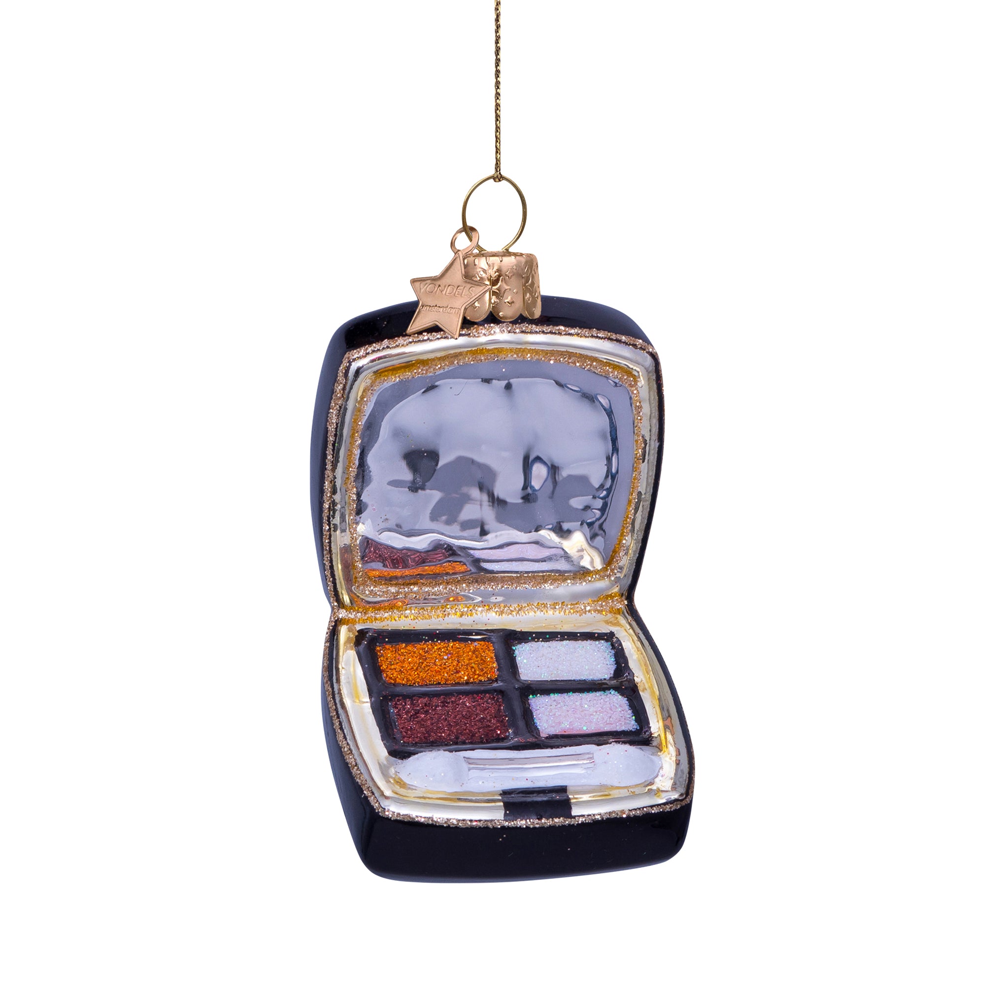 Beauty Counter Glass Holiday Ornament - Eye Pallet