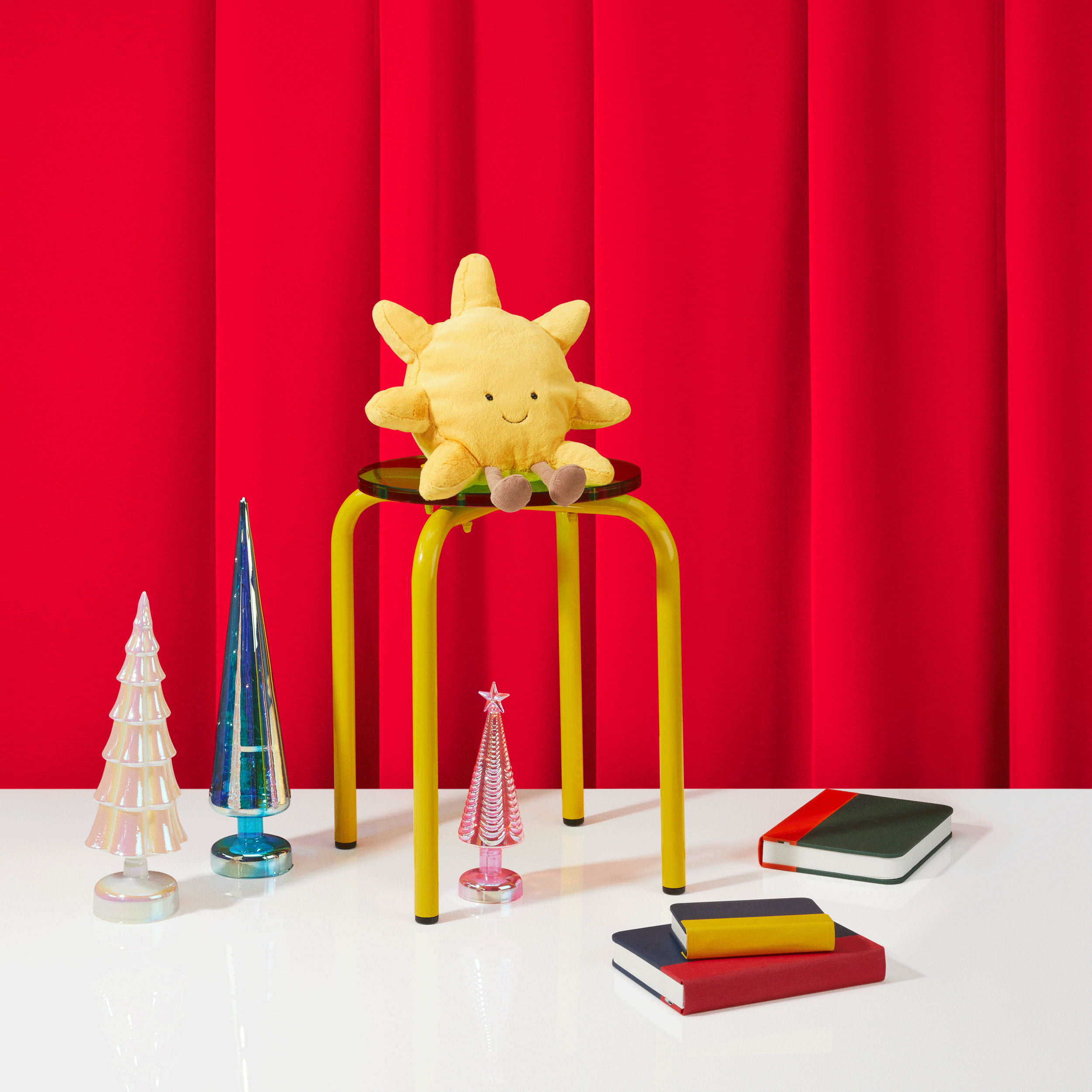 Lumio Book Lamp - Black/ Red - Image 2