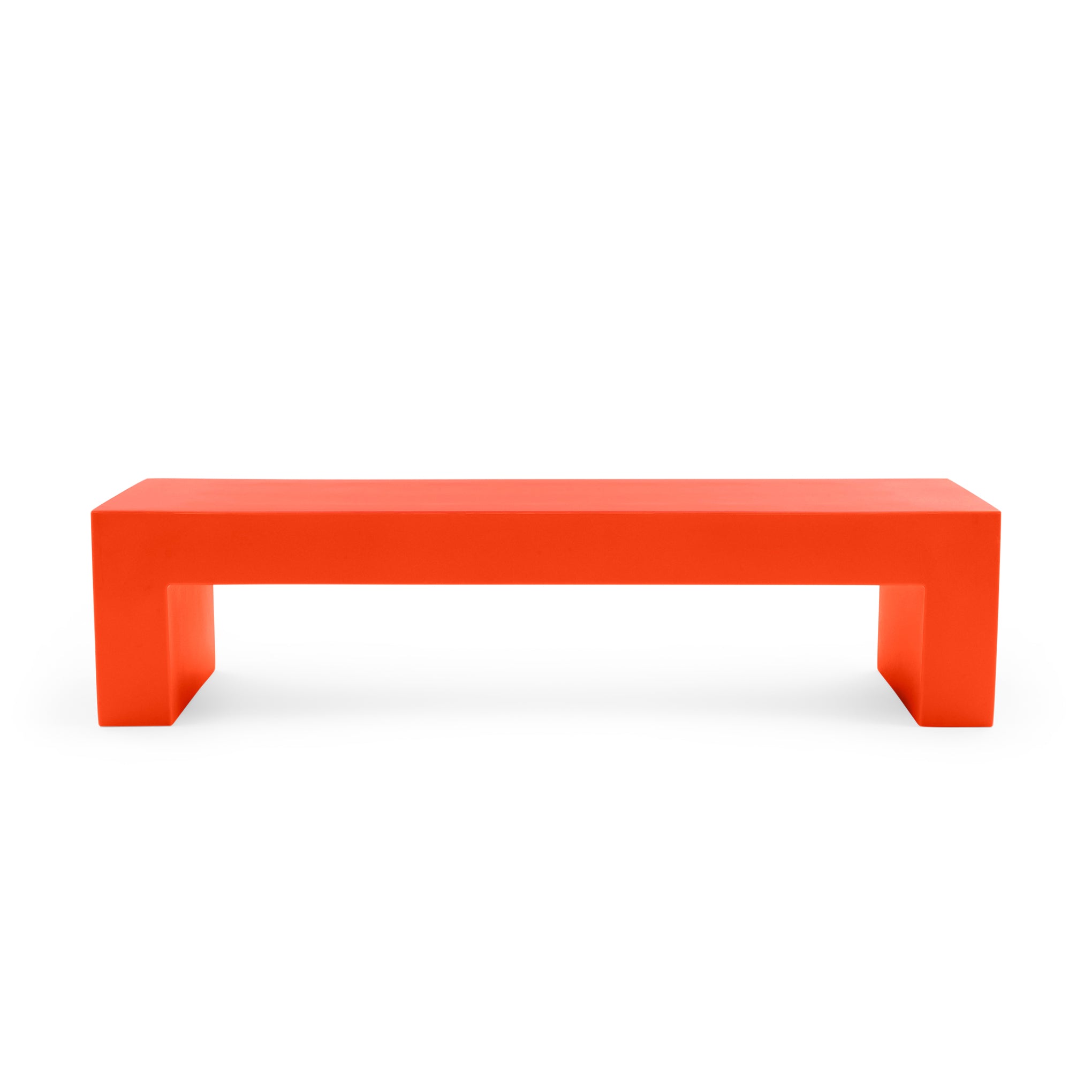 Vignelli Bench from Heller - Orange - Image 3