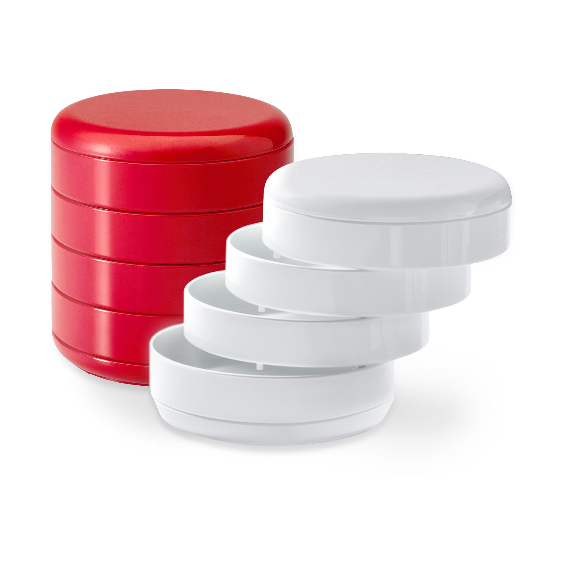 Rexite Multiplor Rotating Desk Organizer - Red - Image 5