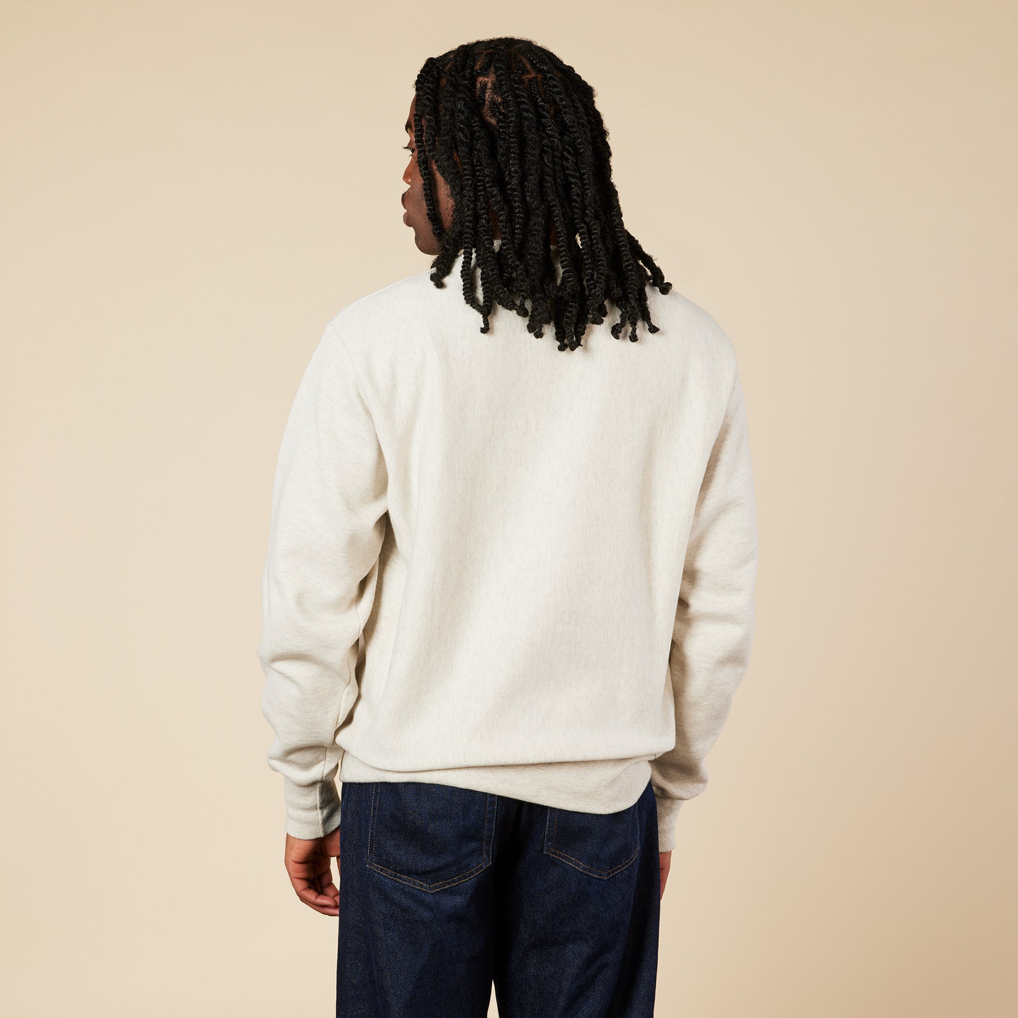 Champion Crewneck Sweatshirt - MoMA Edition - Oatmeal - Image 5
