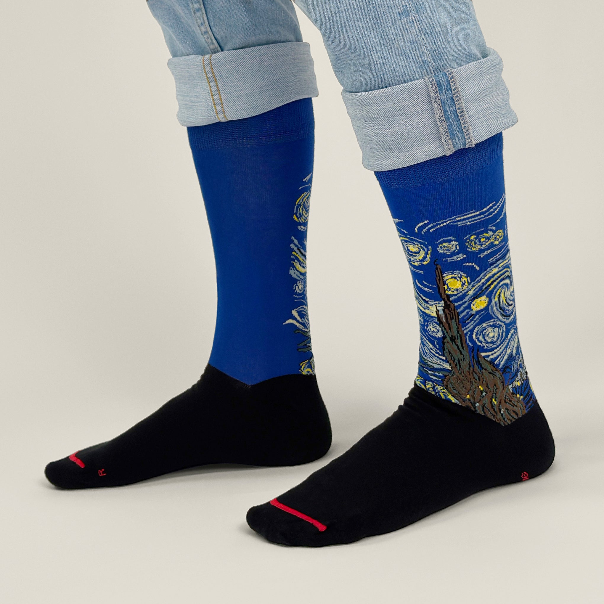 Artist Crew Socks - Van Gogh - Image 2