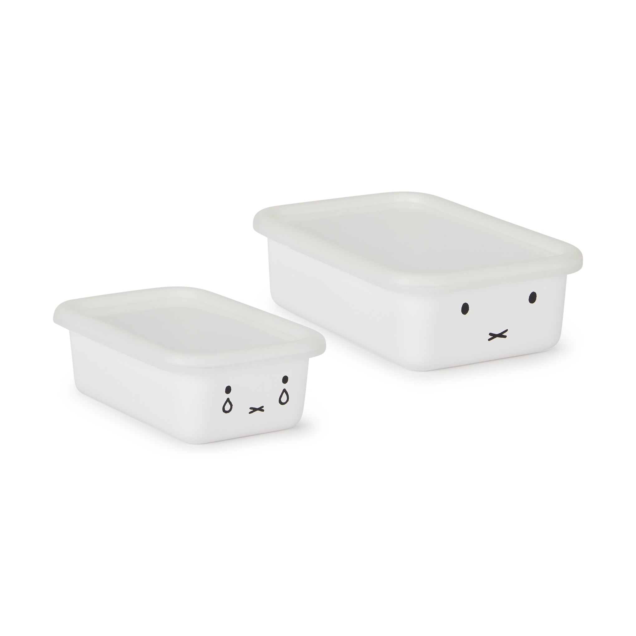 Miffy Enamel Baking Pan with Lid - Set of 2 - Image 4