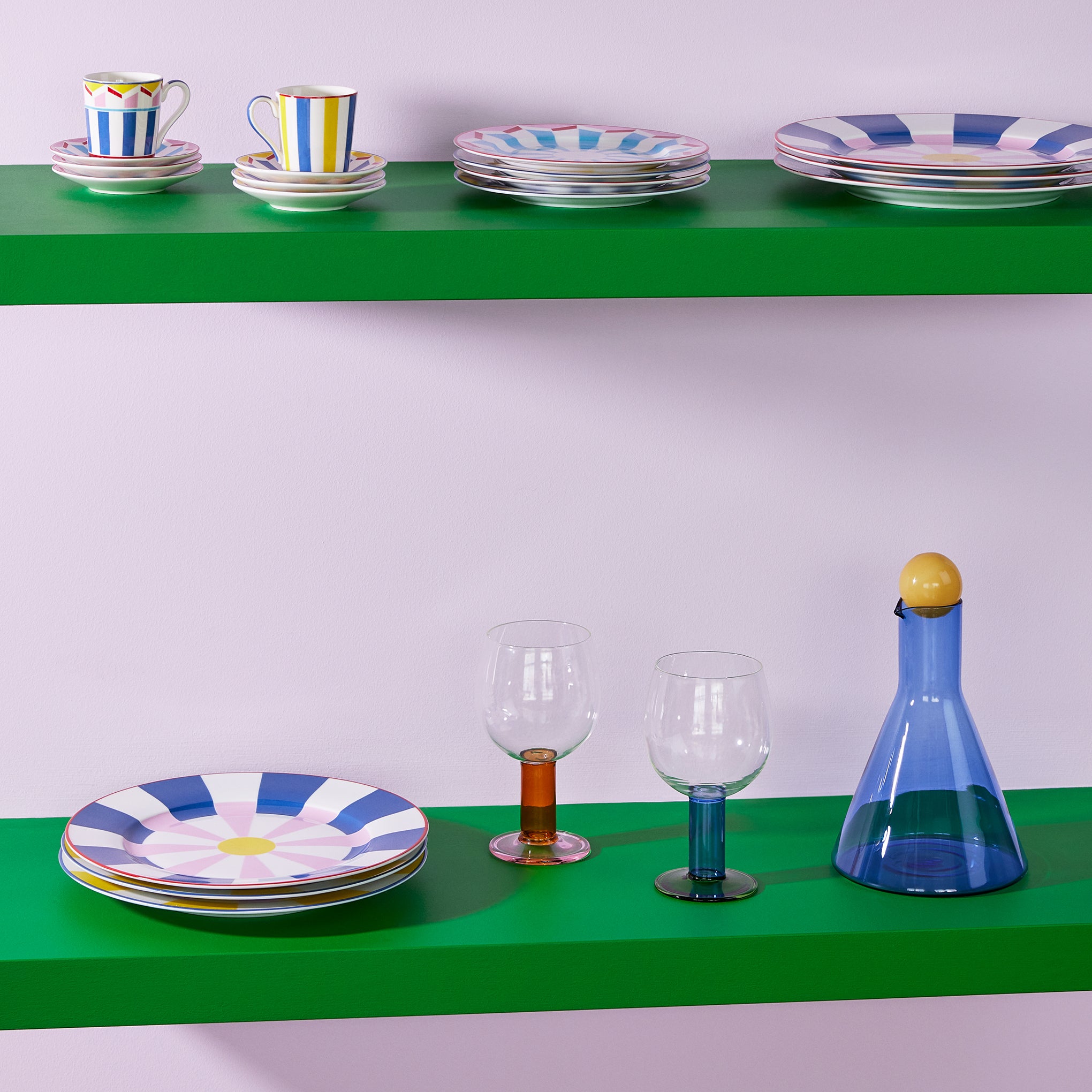 Geocromia Porcelain Dinnerware - Dinner Plate Set of 6 - Image 6