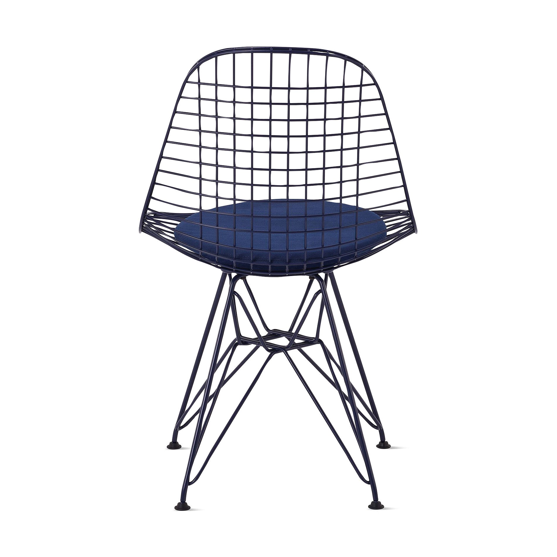 Herman Miller x HAY Eames Wire Chair - Black Blue - Image 6