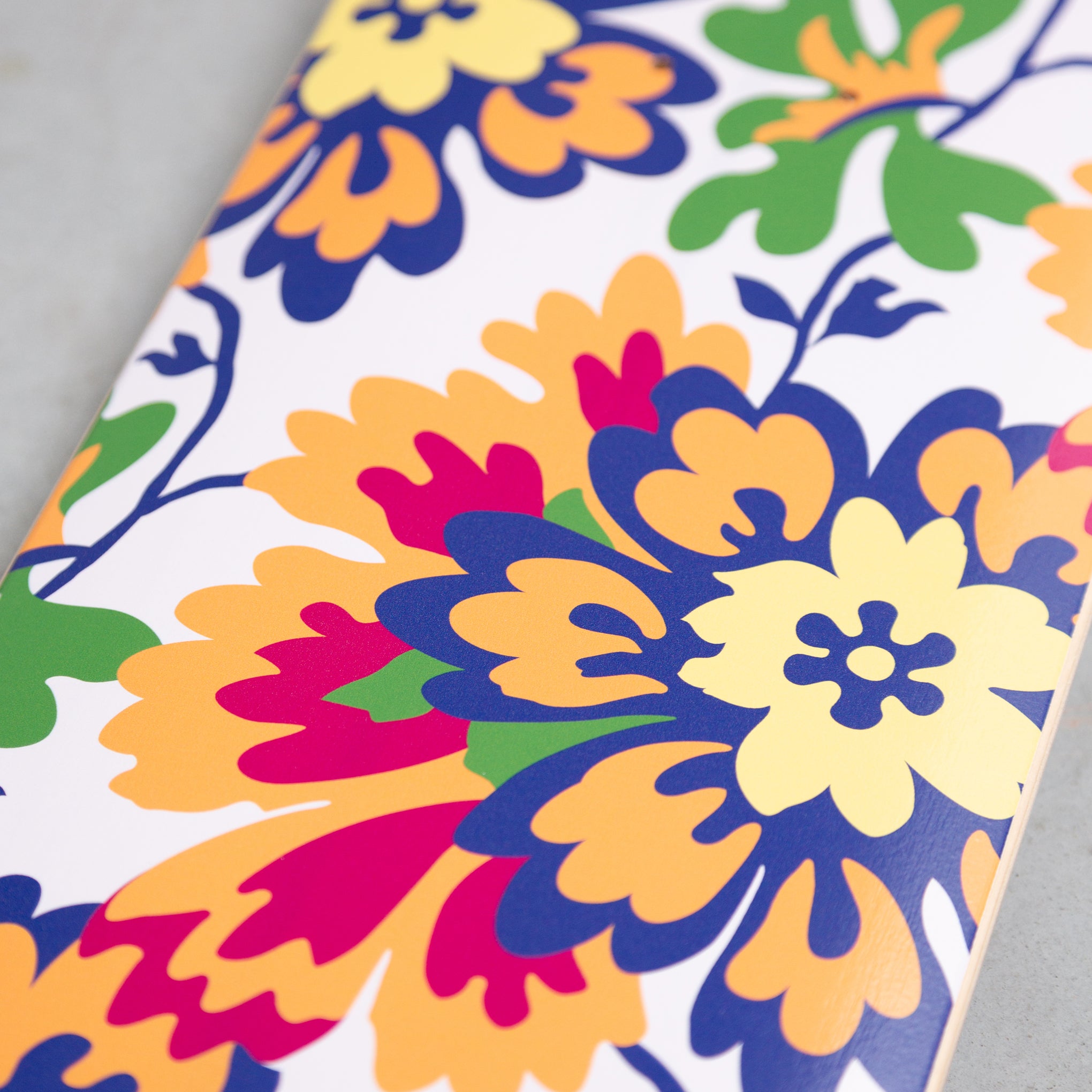 Mickalene Thomas Color Flower Pattern Skateboard - Image 4