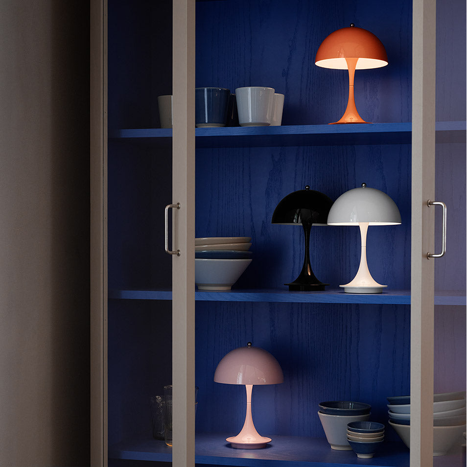 Panthella 160 Portable Table Lamp - Coral - Image 5