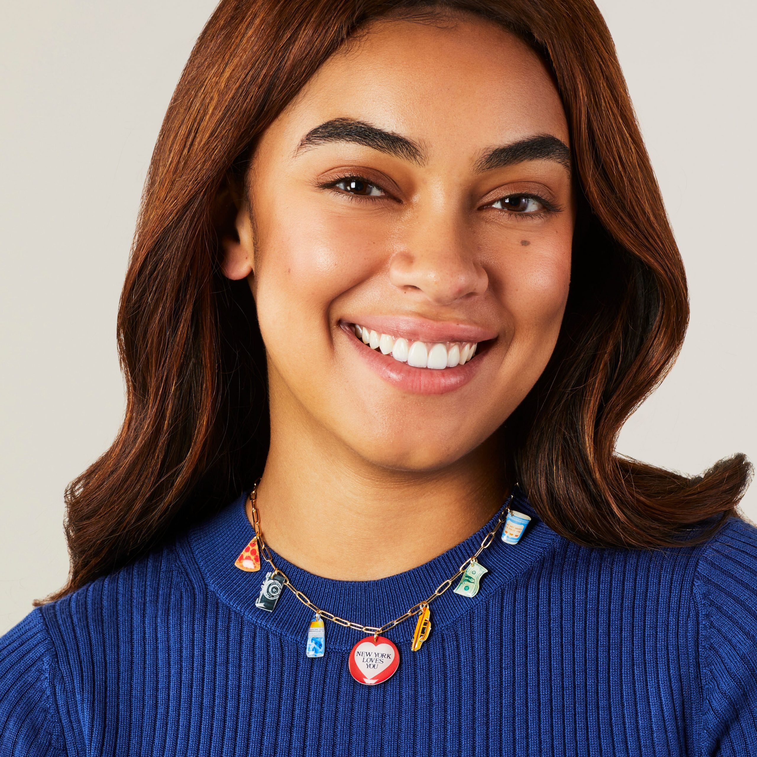 Haricot Vert NYC Charm Necklace - Image 2