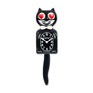 Kit-Cat Heart Eyes Wall Clock