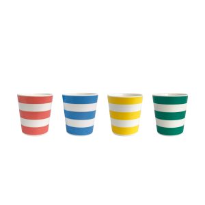 Bamboo Colorful Striped Dinnerware - Set of 4 - Tumbler