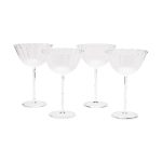 Bouquet Glass Stemware - Set of 4 - Coupe