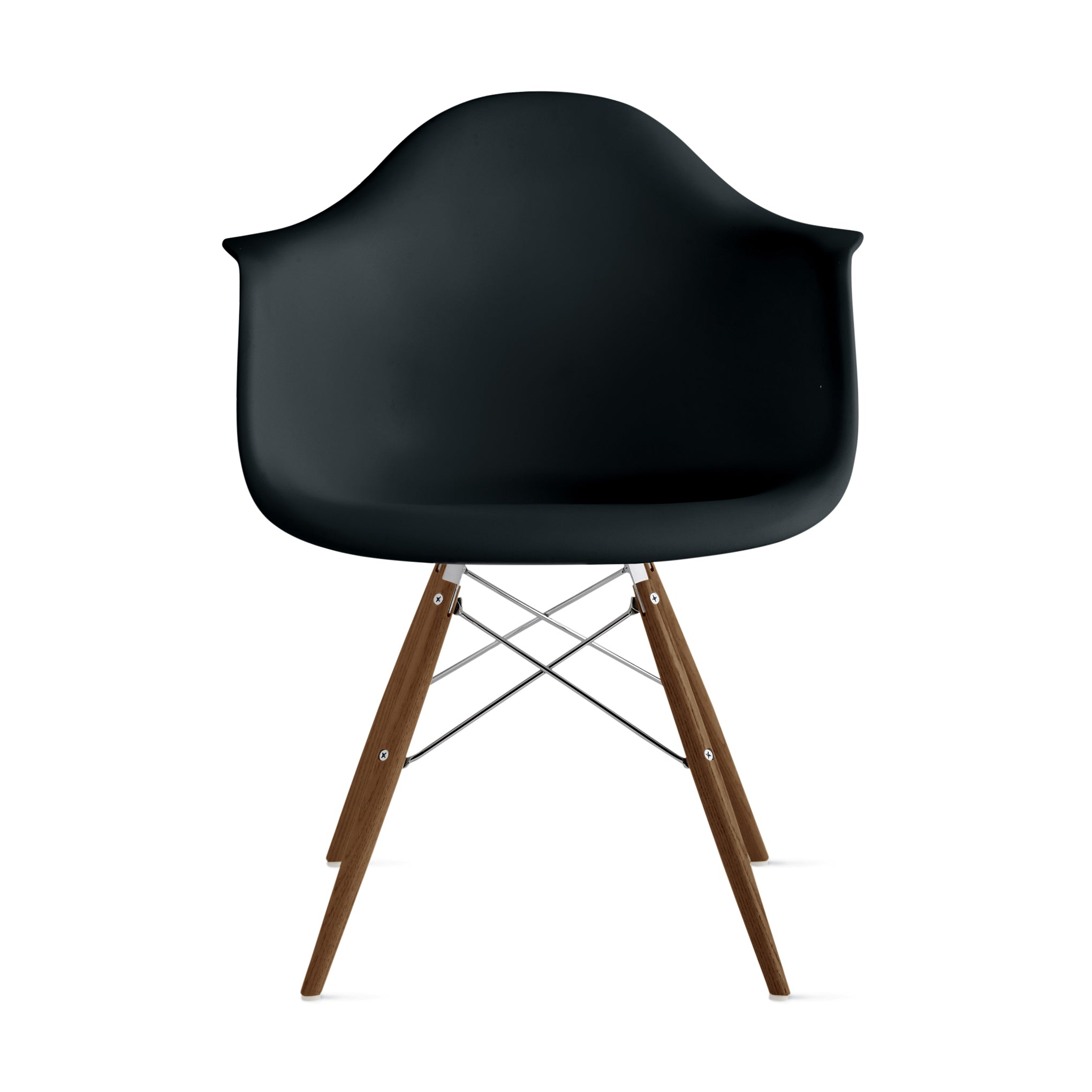 Eames® Molded Recycled Plastic Armchair from Herman Miller - Black - Image 3