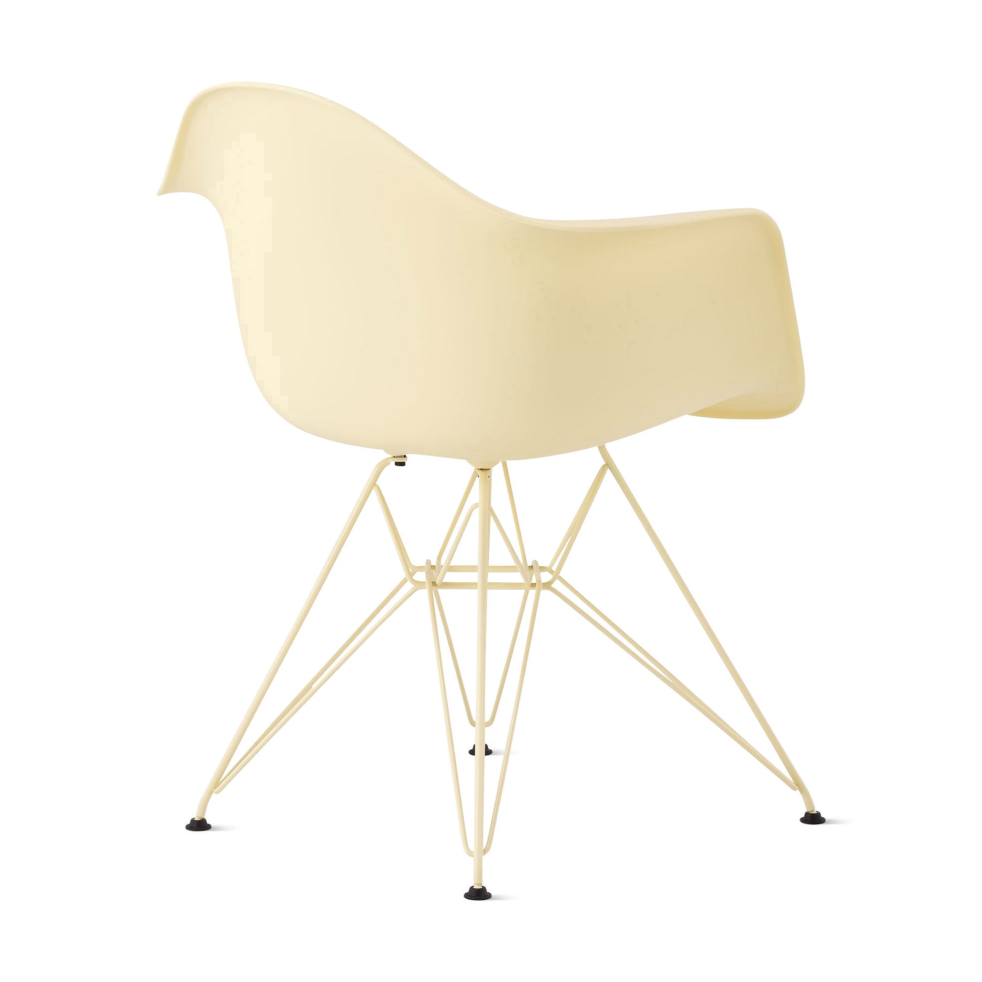 Herman Miller x HAY Eames Molded Recycled Plastic Armchair - Powder Yellow - Image 6
