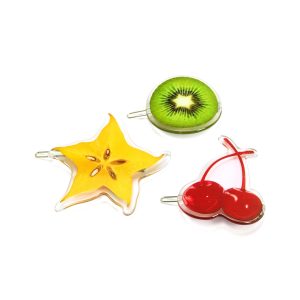 Chunks Fruit Salad Hair Clips - Set of 3