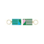 Yinka Ilori When Two Become One Keyrings - Set of 2