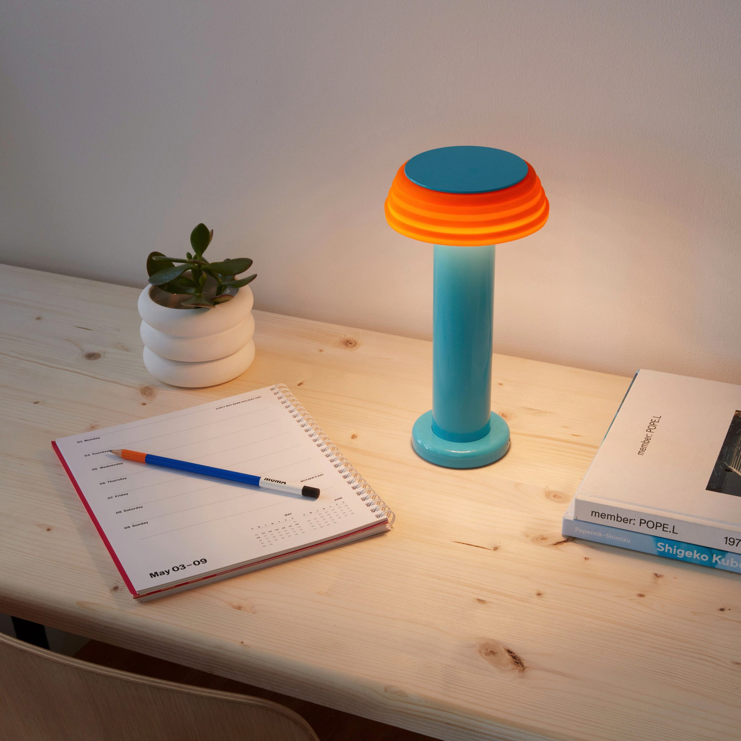 SOWDEN PL1 Portable Lamp - Blue/ Orange - Image 2