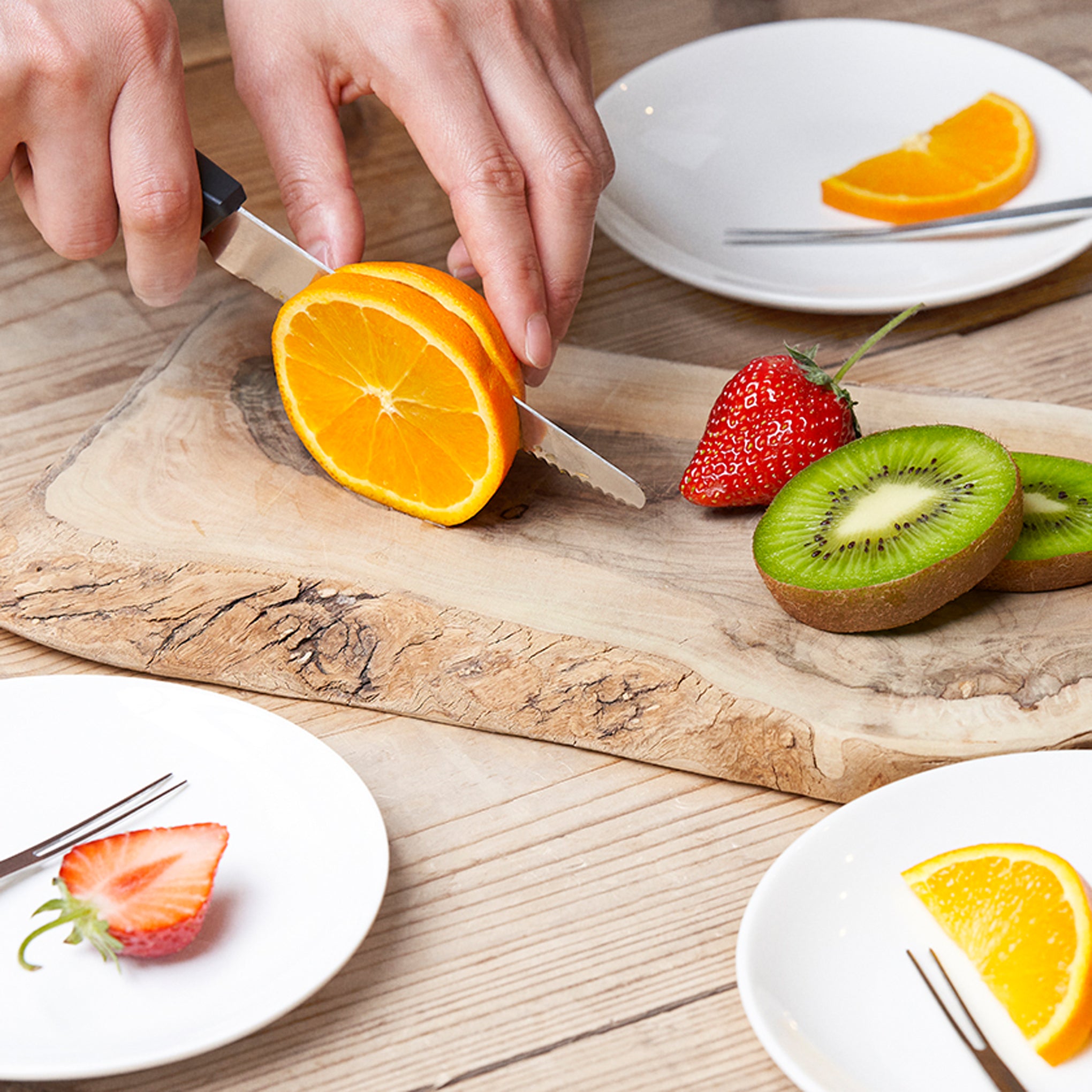 Raised Blade Kitchen Knife - Image 6