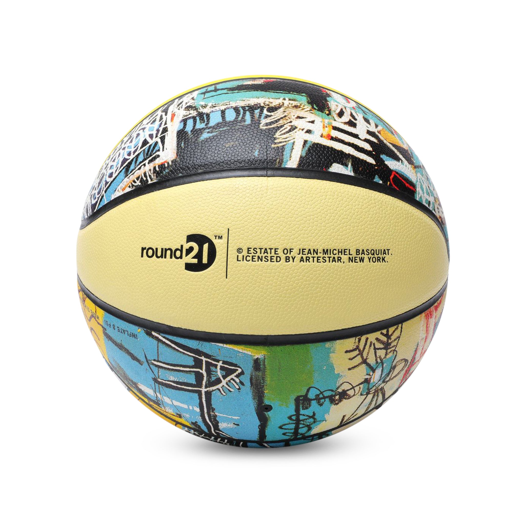 Jean-Michel Basquiat Bird on Money Basketball - Image 3