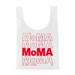 MoMA Baggu Recycled Nylon Tote Bag - White