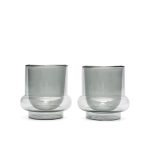 Tom Dixon Bump Insulated Glass Coffee Cups - Set of 2