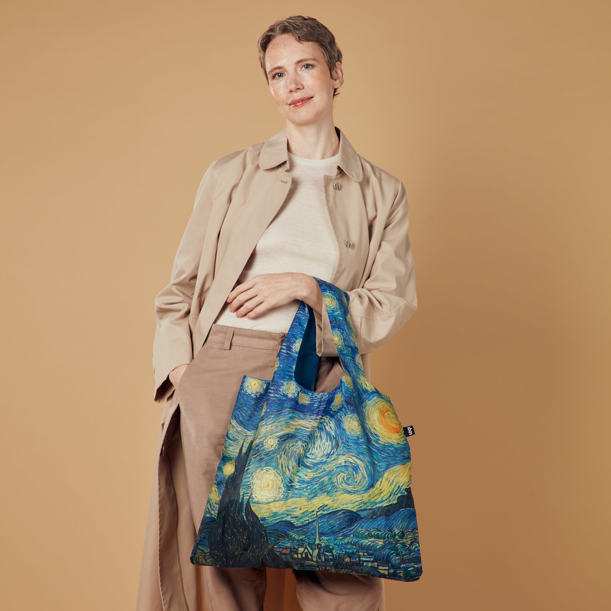 Loqi Recycled Polyester Artist Tote Bag - Van Gogh - Image 2