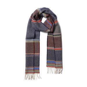 Wallace Sewell Cassia Lambswool Scarf - Fossil
