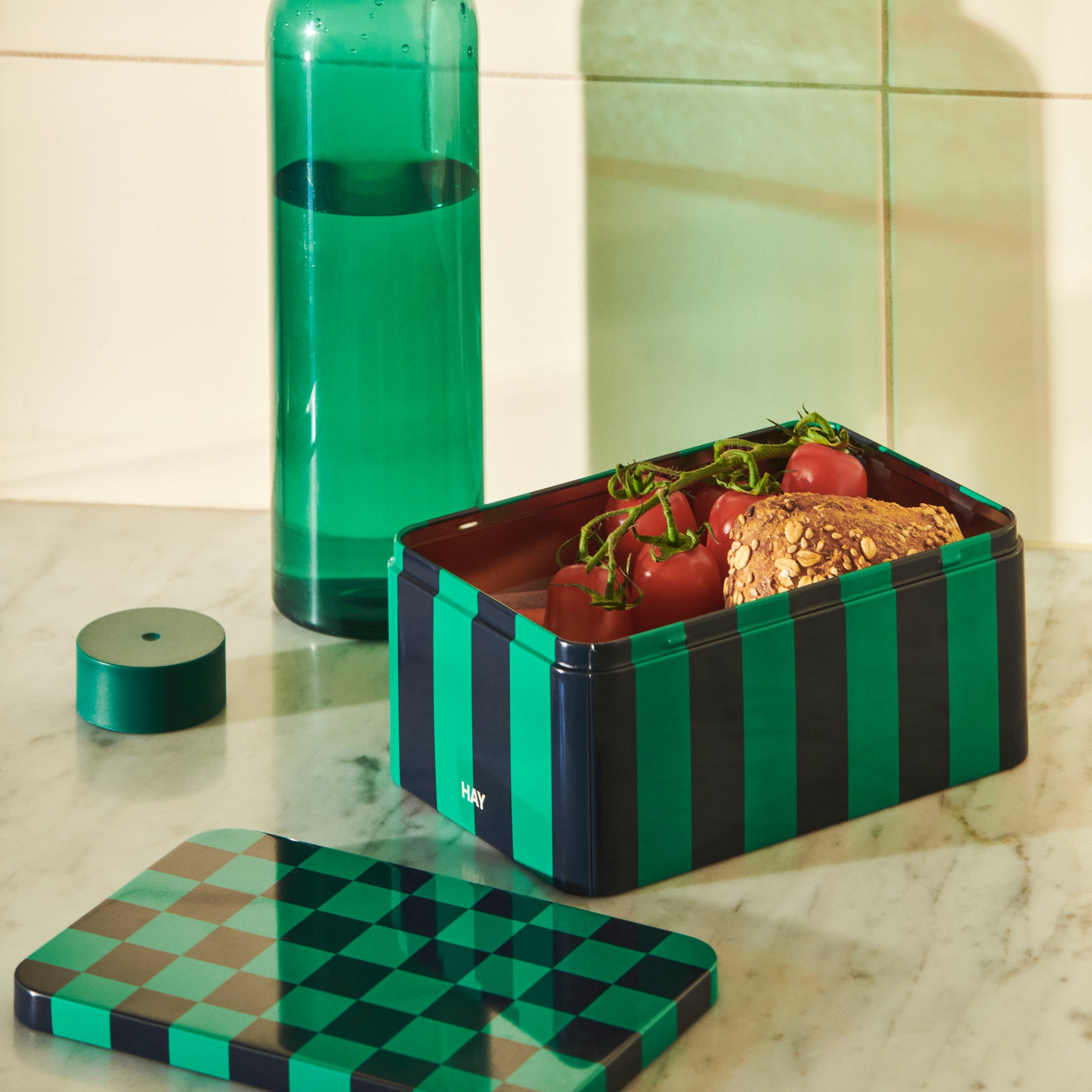 HAY Tin Container - Dark Blue/ Green - Image 2