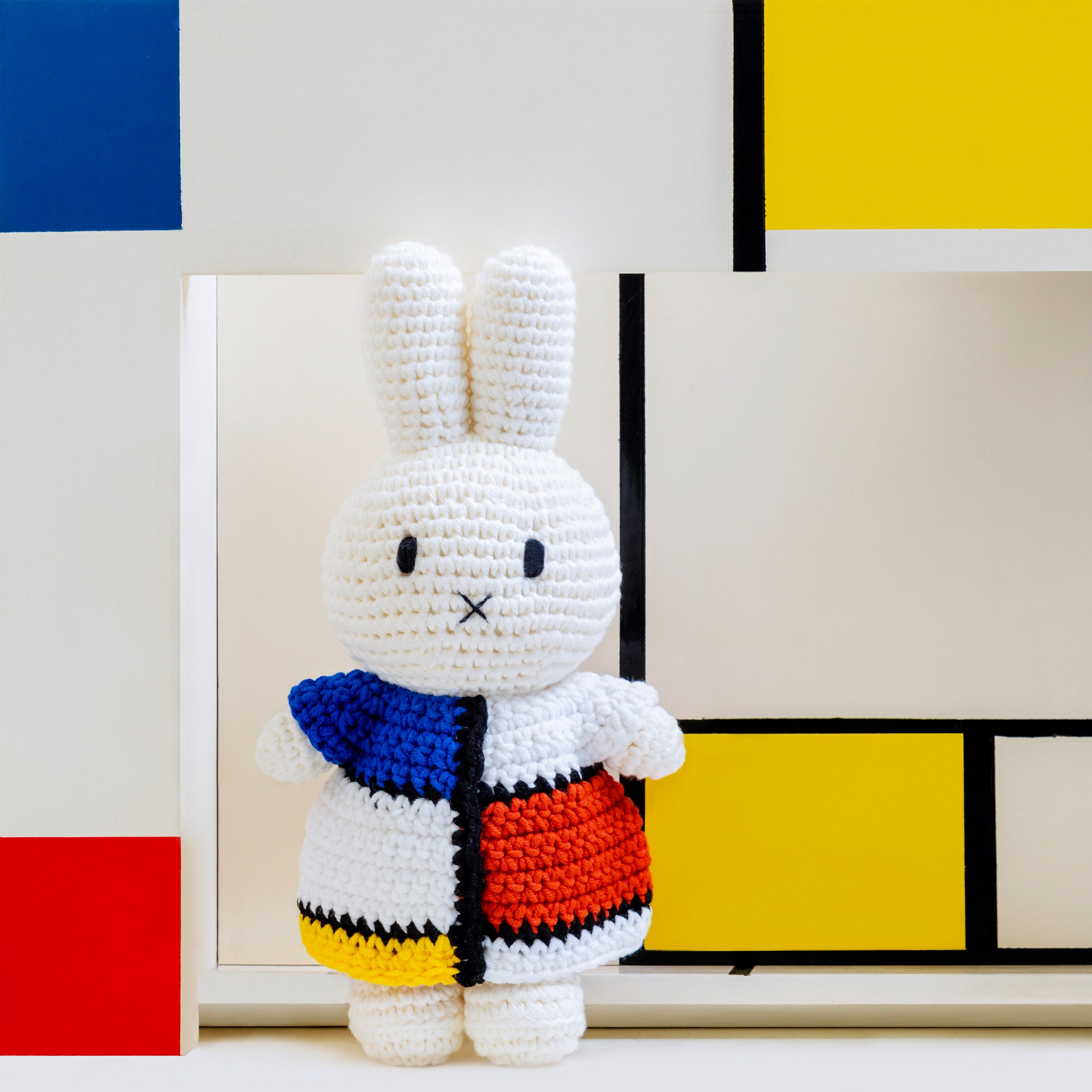 Miffy and Friends Crochet Mondrian Plush Toy - Miffy - Image 7