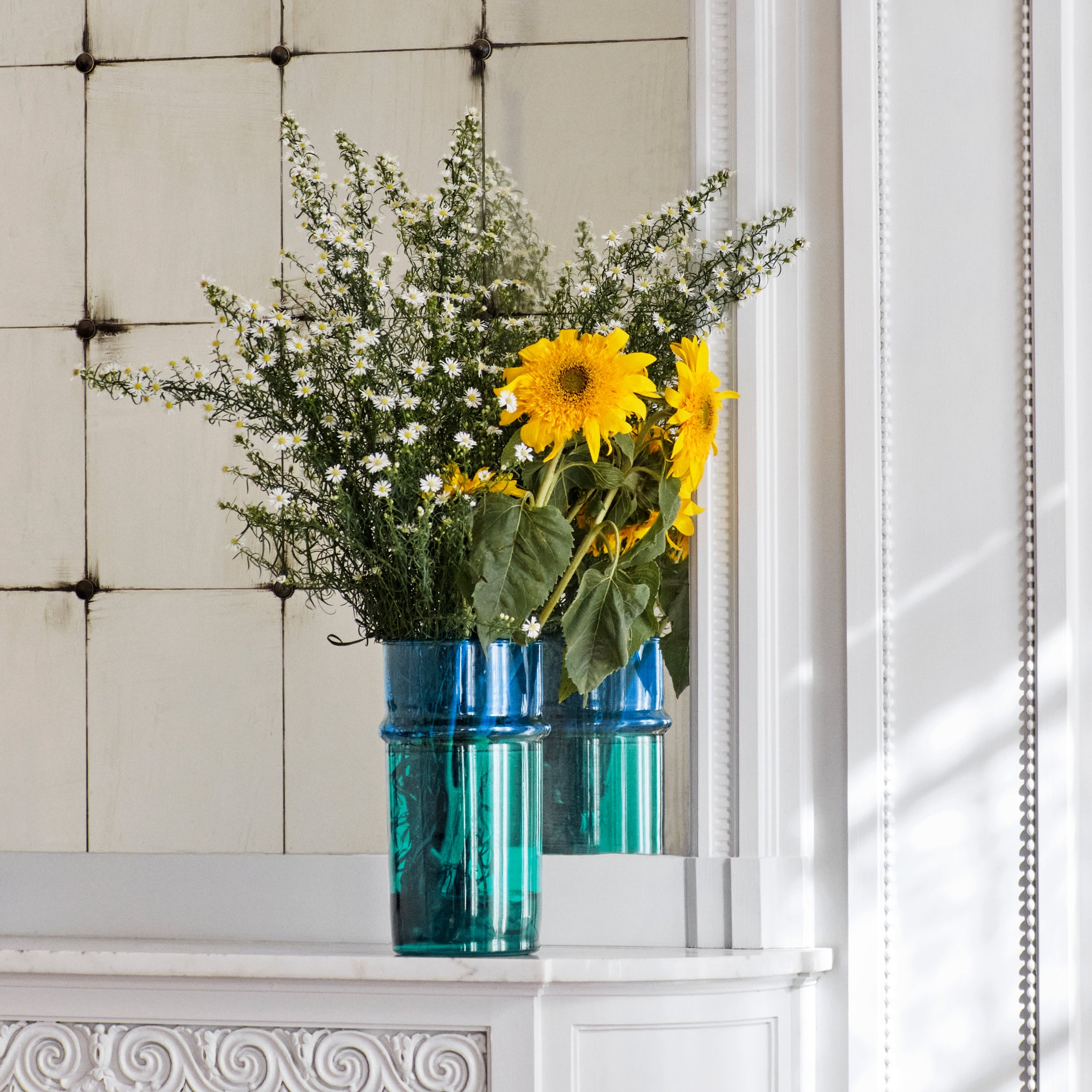 HAY Moroccan Vase - Blue/ Green - Image 3