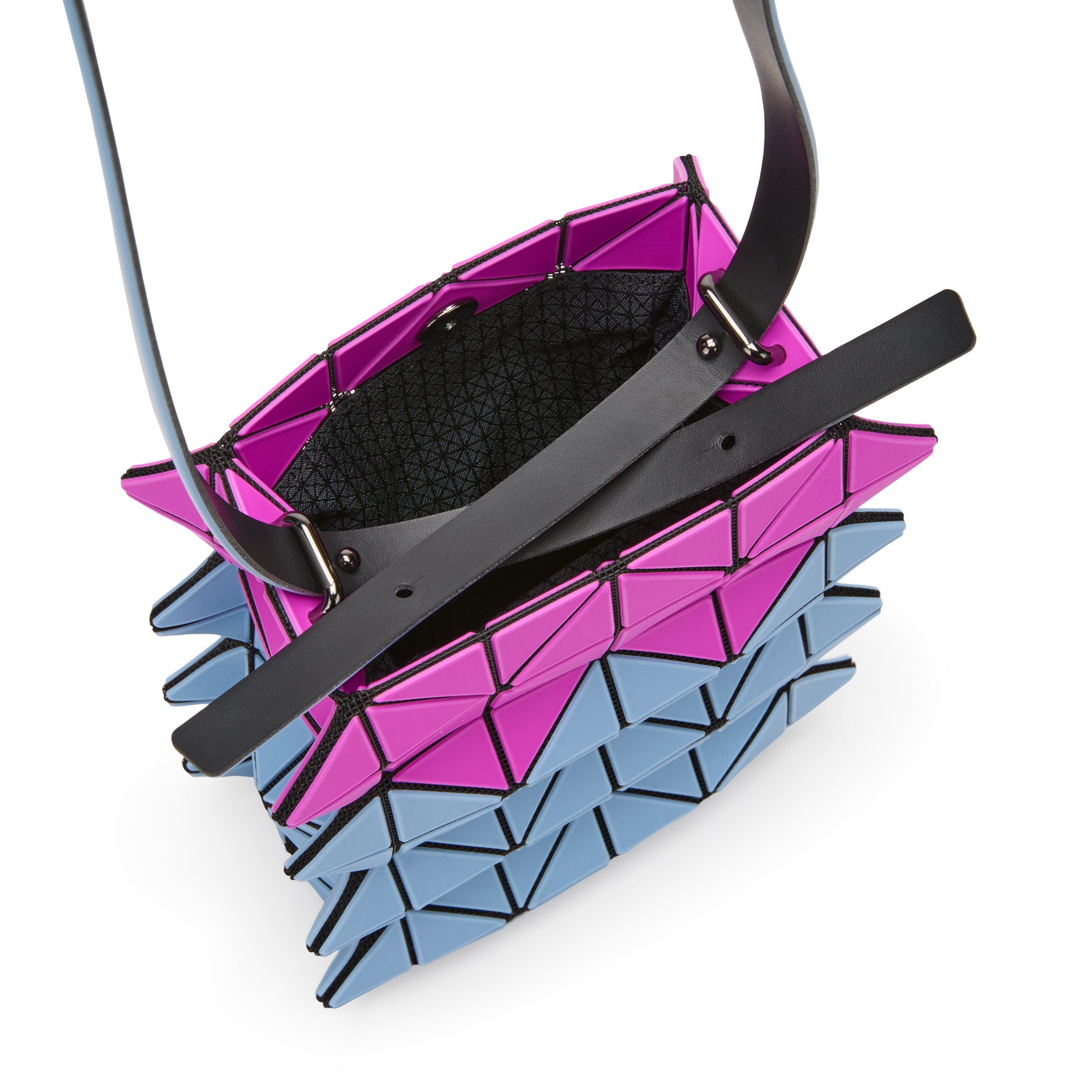 BAO BAO ISSEY MIYAKE Growth Crossbody Bag - Pink/ Light Blue - Image 5