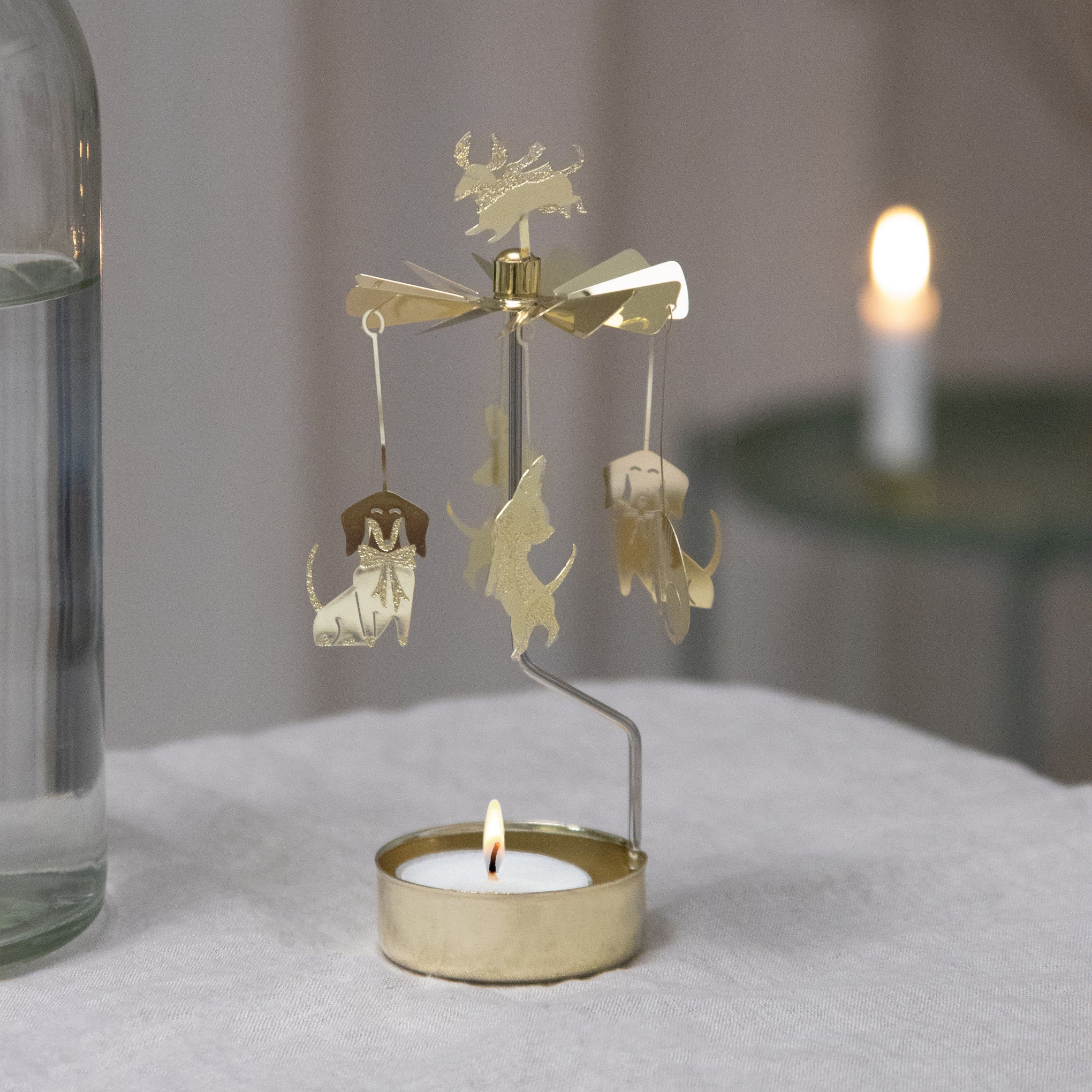 Dachshund Dogs Rotary Tea Light Candle Holder - Image 2