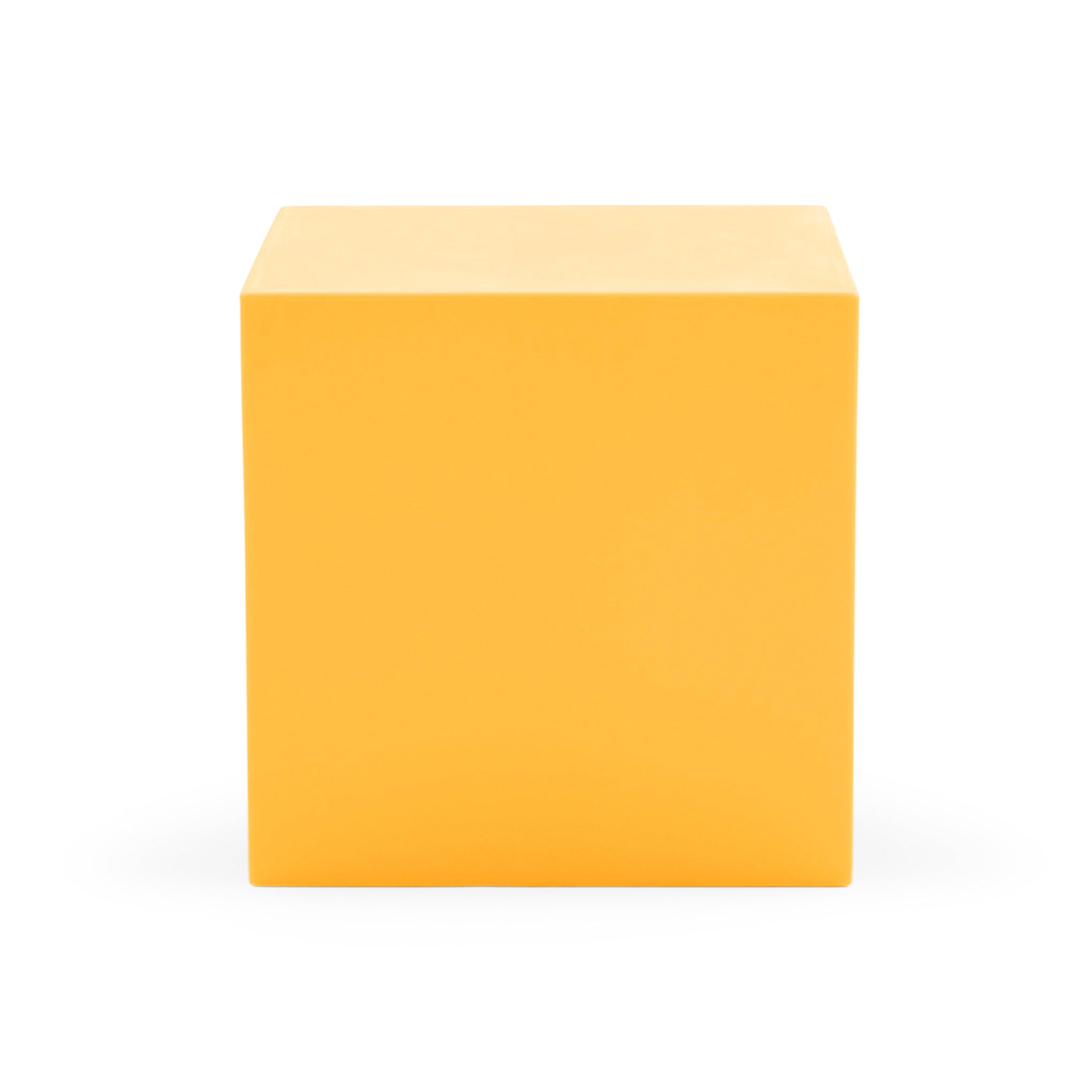 Vignelli Cube Stool from Heller - Yellow - Image 2