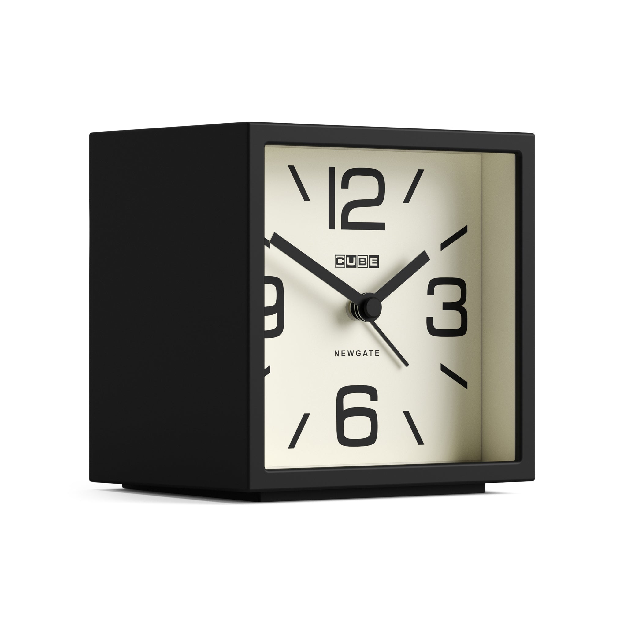 Newgate Cube Alarm Clock - Black - Image 3