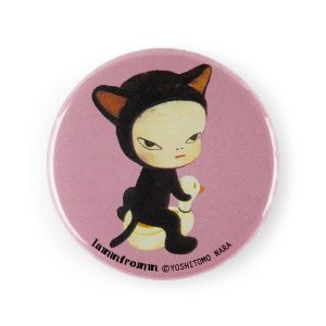 Yoshitomo Nara Metal Button Badge - Cat
