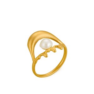 Salvador Dal?? Gold-Plated Eye Ring