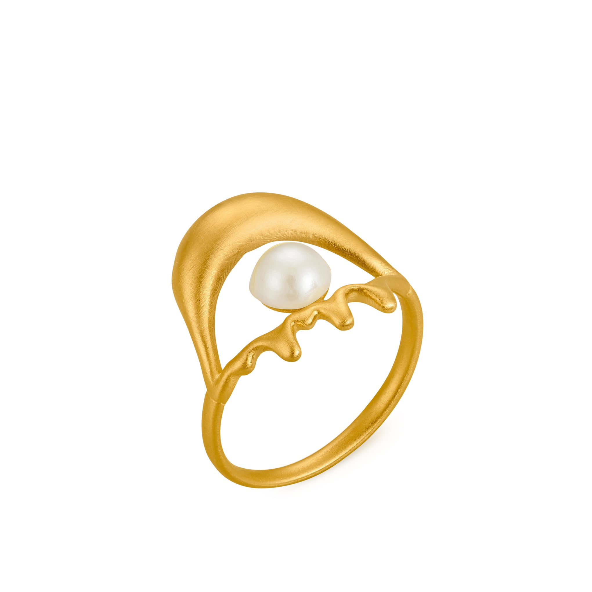 Salvador Dal?? Gold-Plated Eye Ring