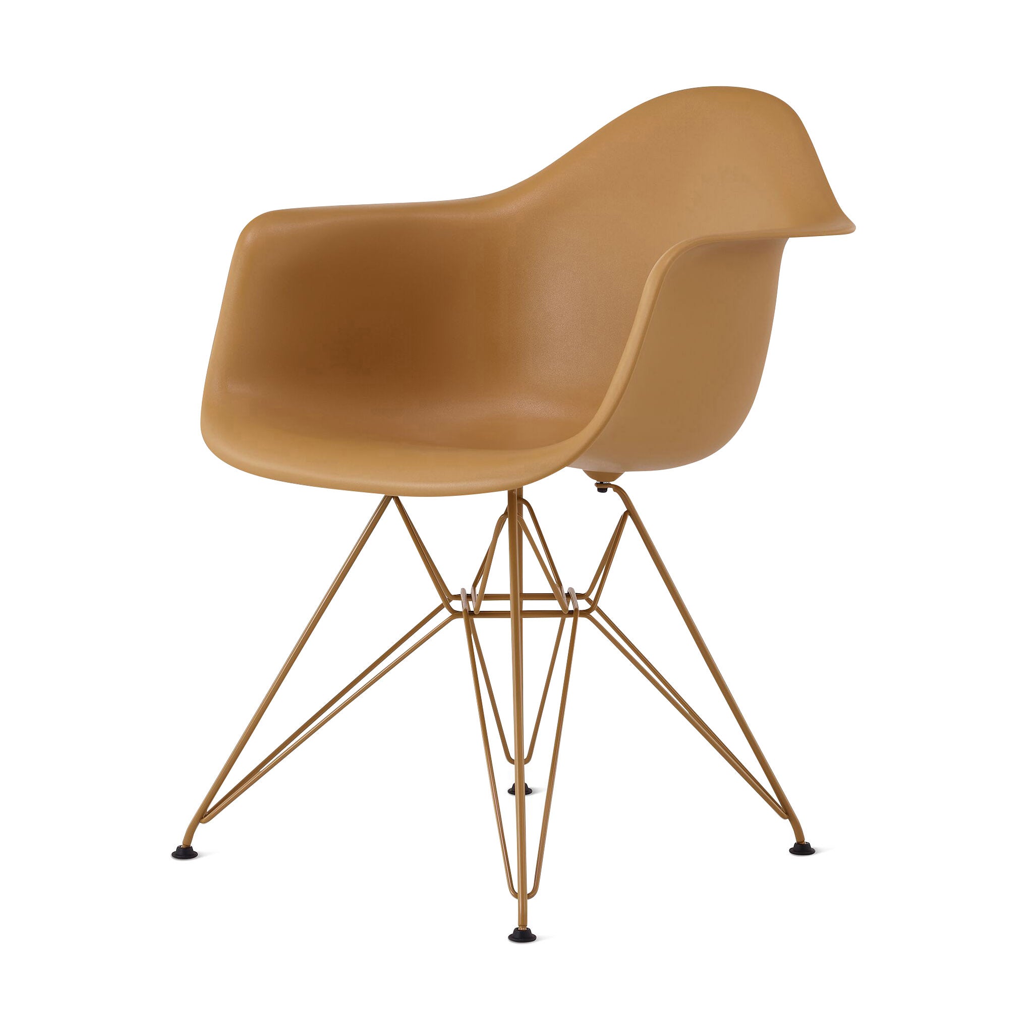 Herman Miller x HAY Eames Molded Recycled Plastic Armchair - Toffee